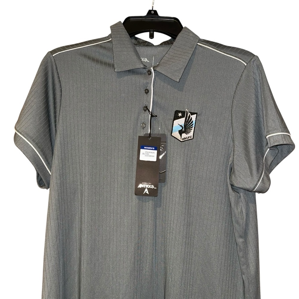 Minnesota United Football‎ Club Loons Soccer Women’s Polo Shirt XL NWT Antigua